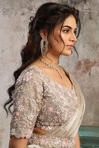 Shora - Designer Satin Saree