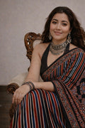 Bhumi - Pure Modal Ajrakh saree