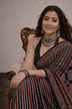 Bhumi - Pure Modal Ajrakh saree