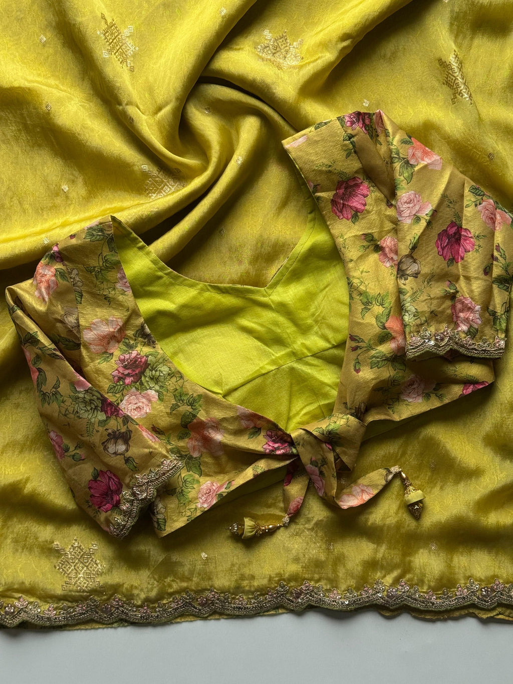 Adhara - Premium Tussar Designer Saree