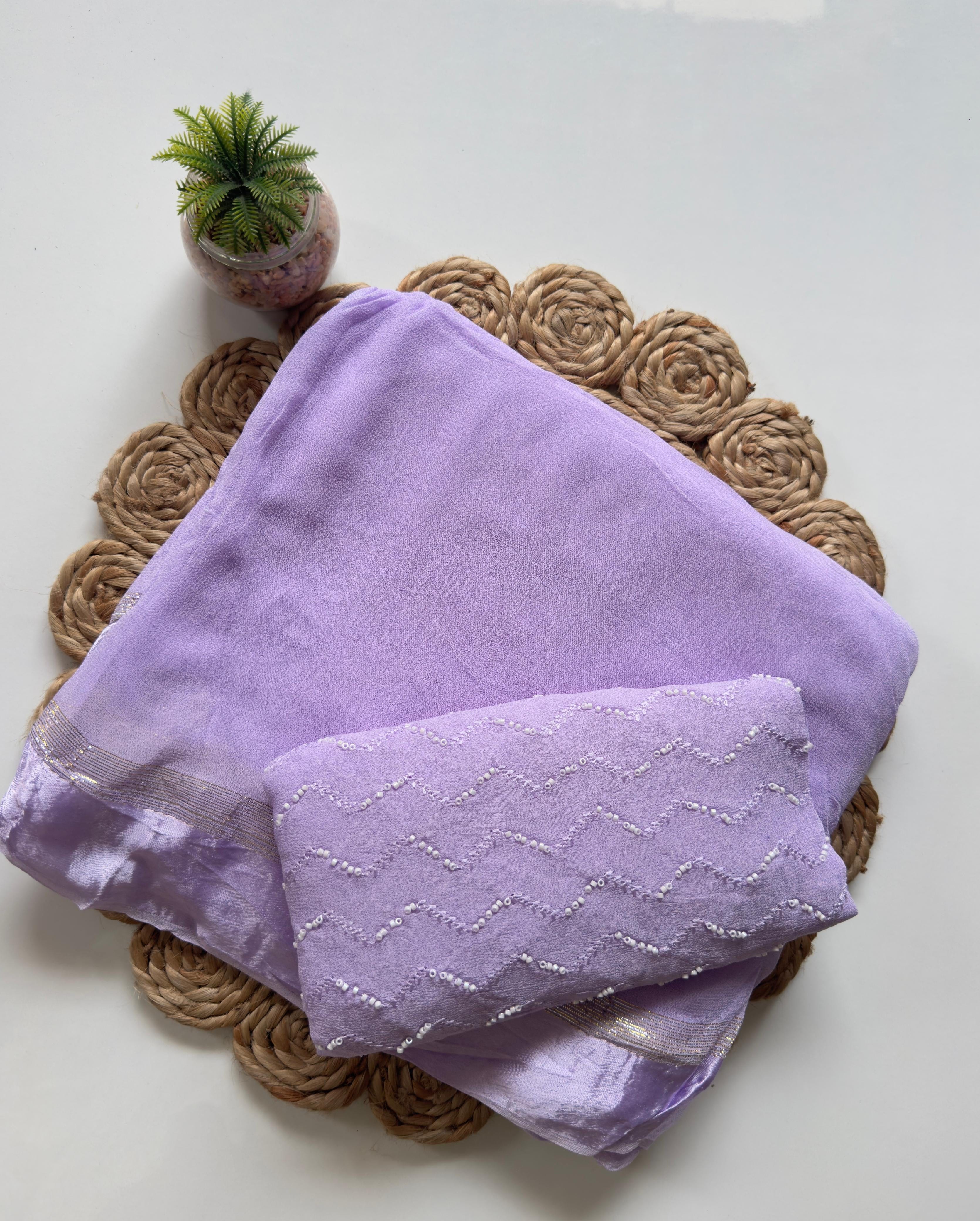 Maya - Viscose Georgette Saree