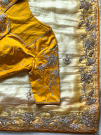 Nehali - Soft Space Silk Handwork Saree