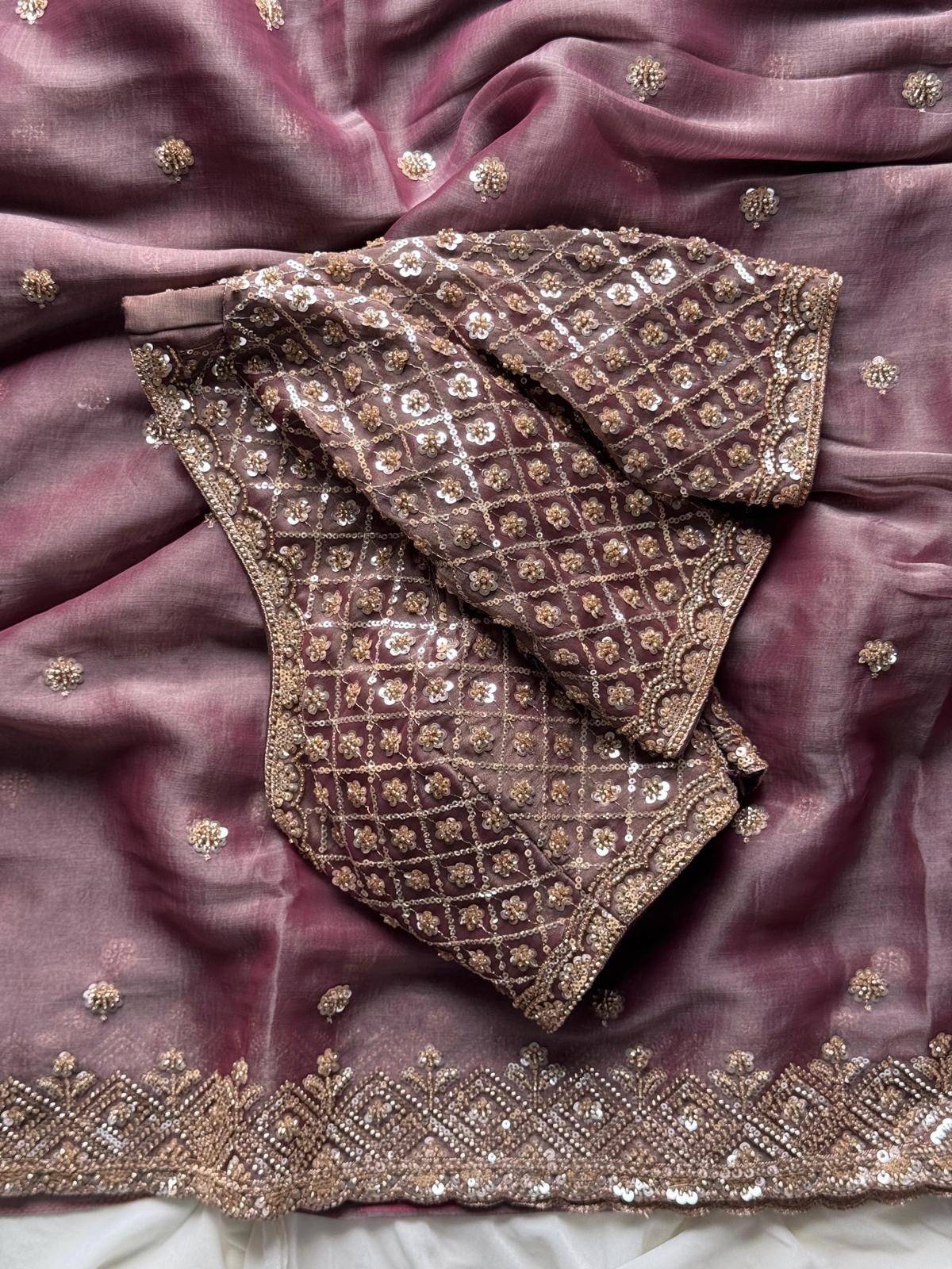 Rang - Tissue Crepe Silk Saree