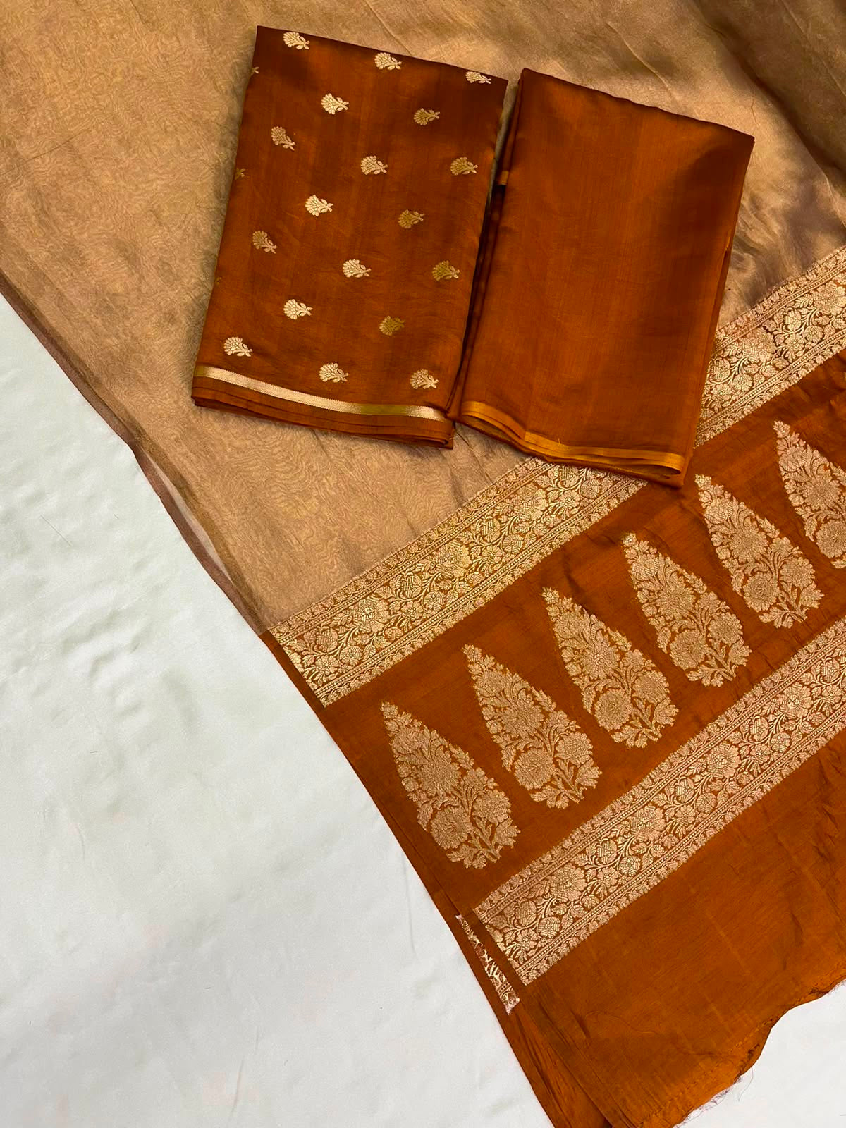 Kanika -  Pure Maheswari silk suit