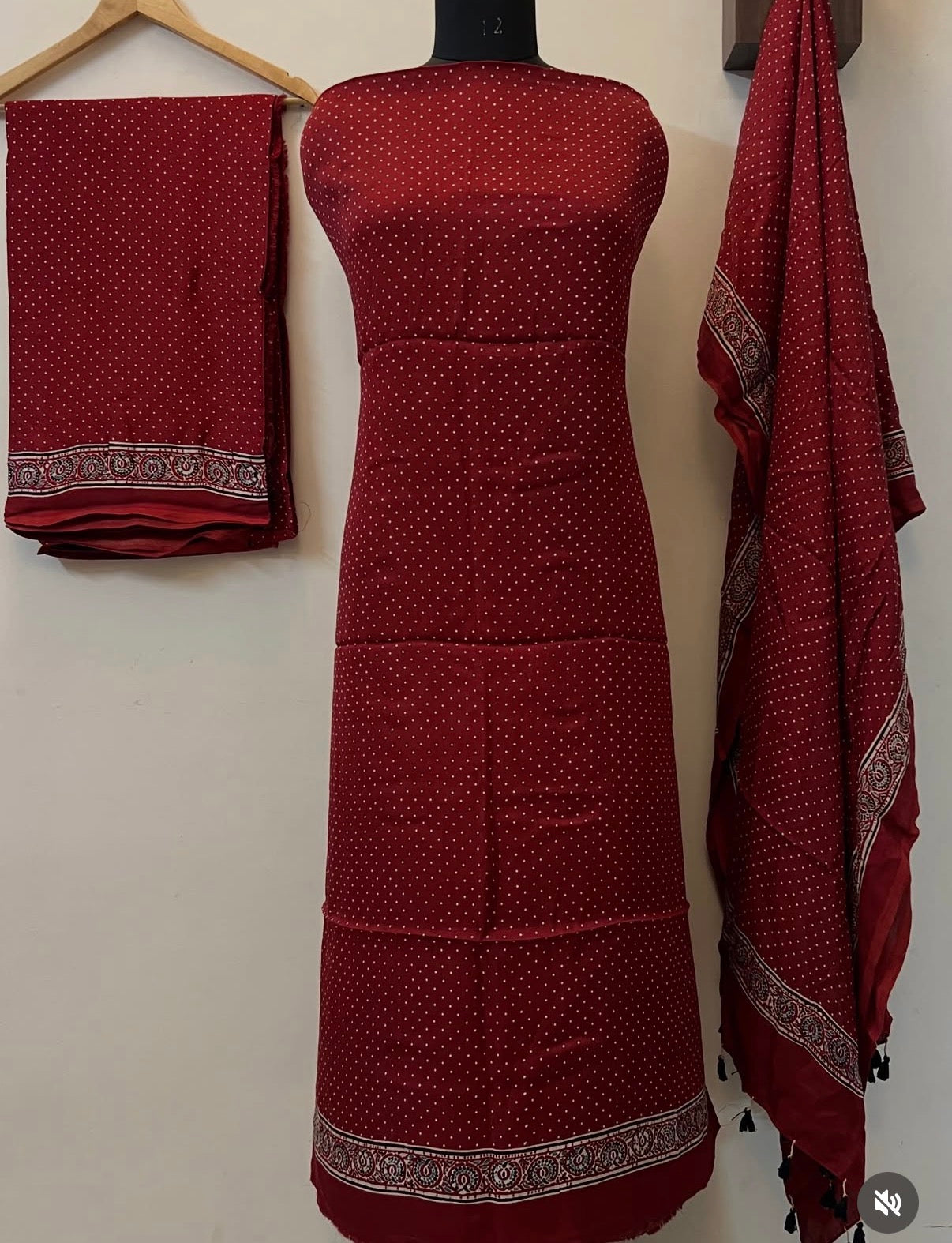 Soni - Ajrakh Modal Silk Suit