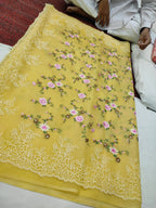 Soundarya - Pure Organza Silk with Embroidery