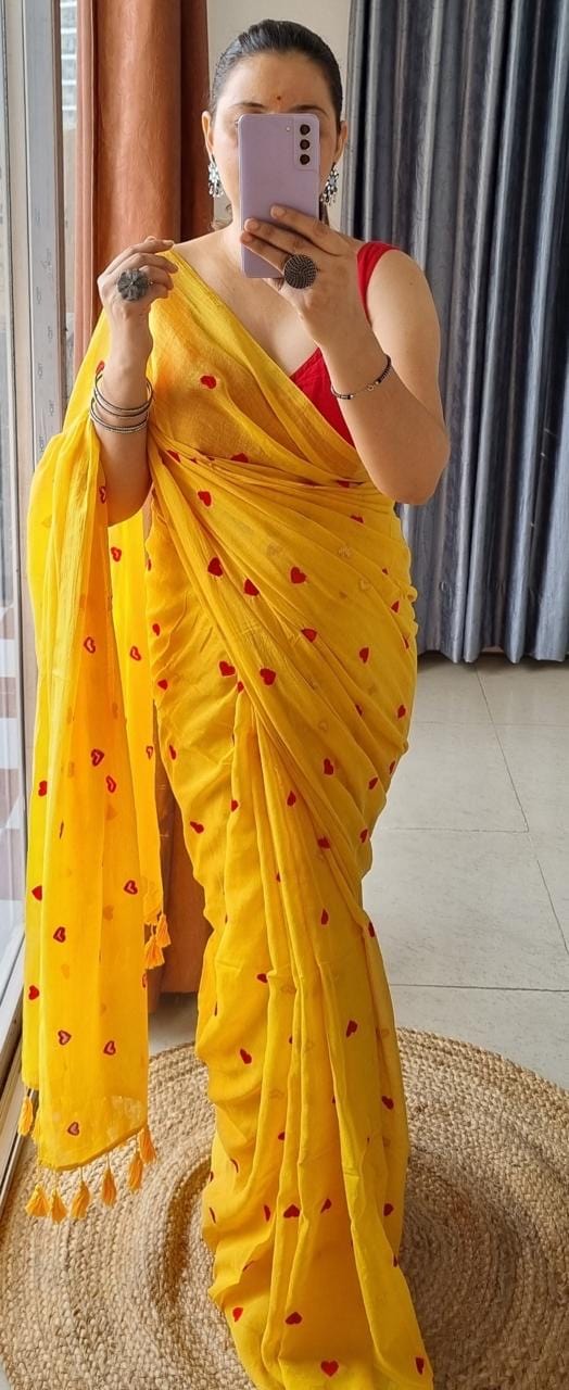 Aneet - Soft Mulmul Cotton Saree