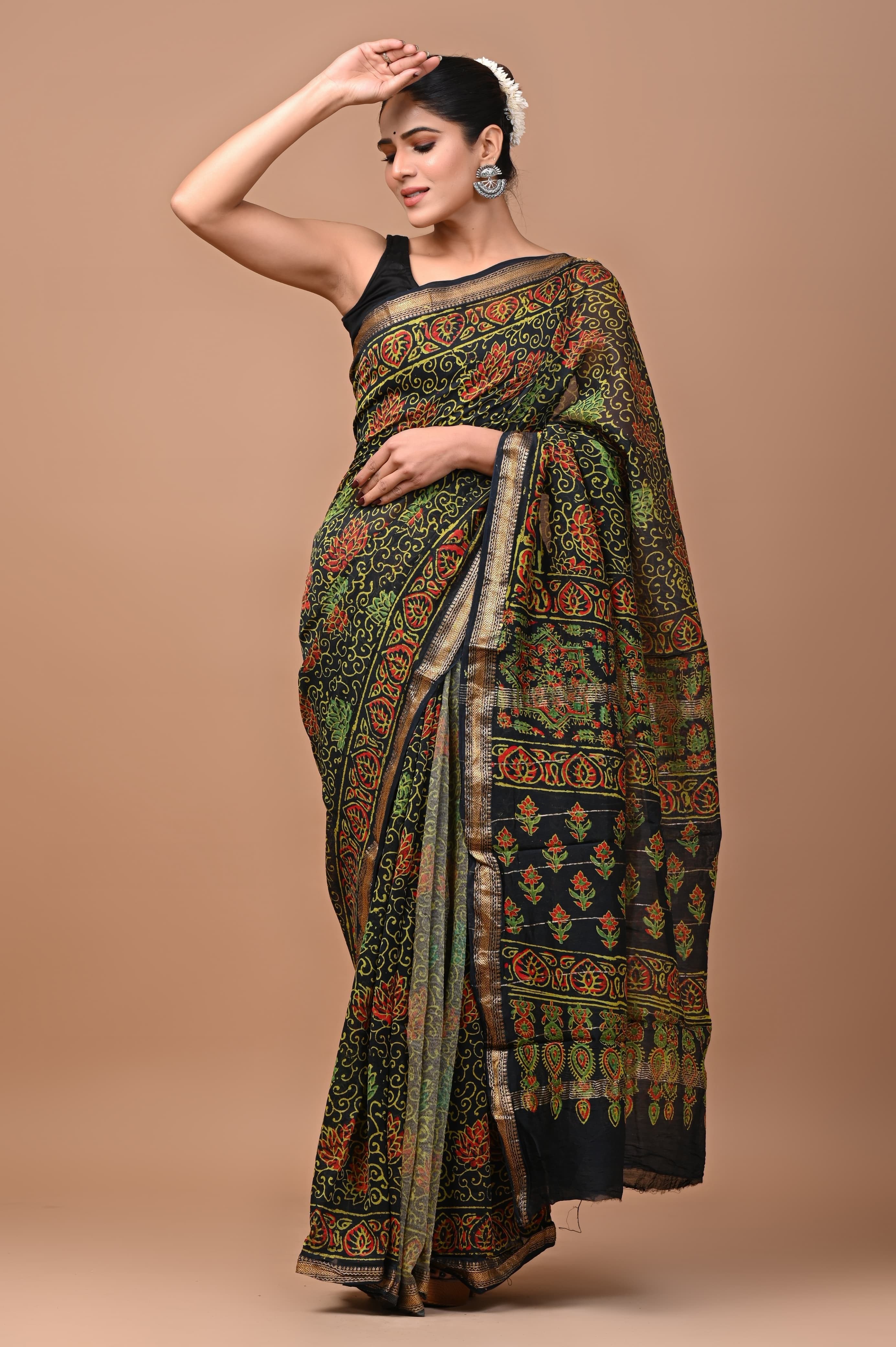 Karishma -  Pure Maheshwari Silk Saree