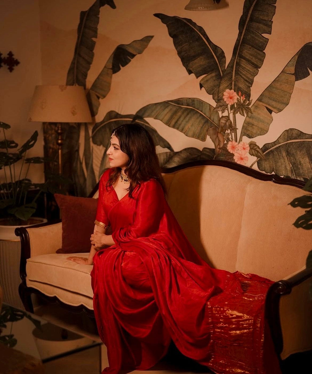 Amitha - Pure Modal Silk Saree