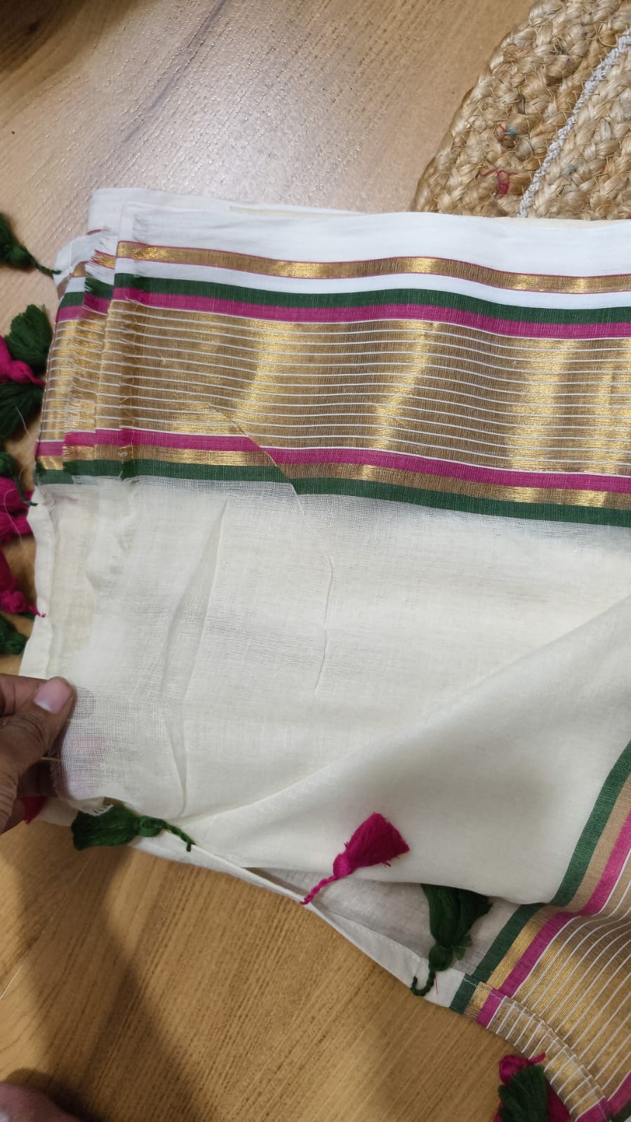 Arthana - Mul Mul Cotton Saree