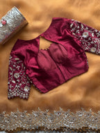 Aneeta - Designer Organza Tissue Saree