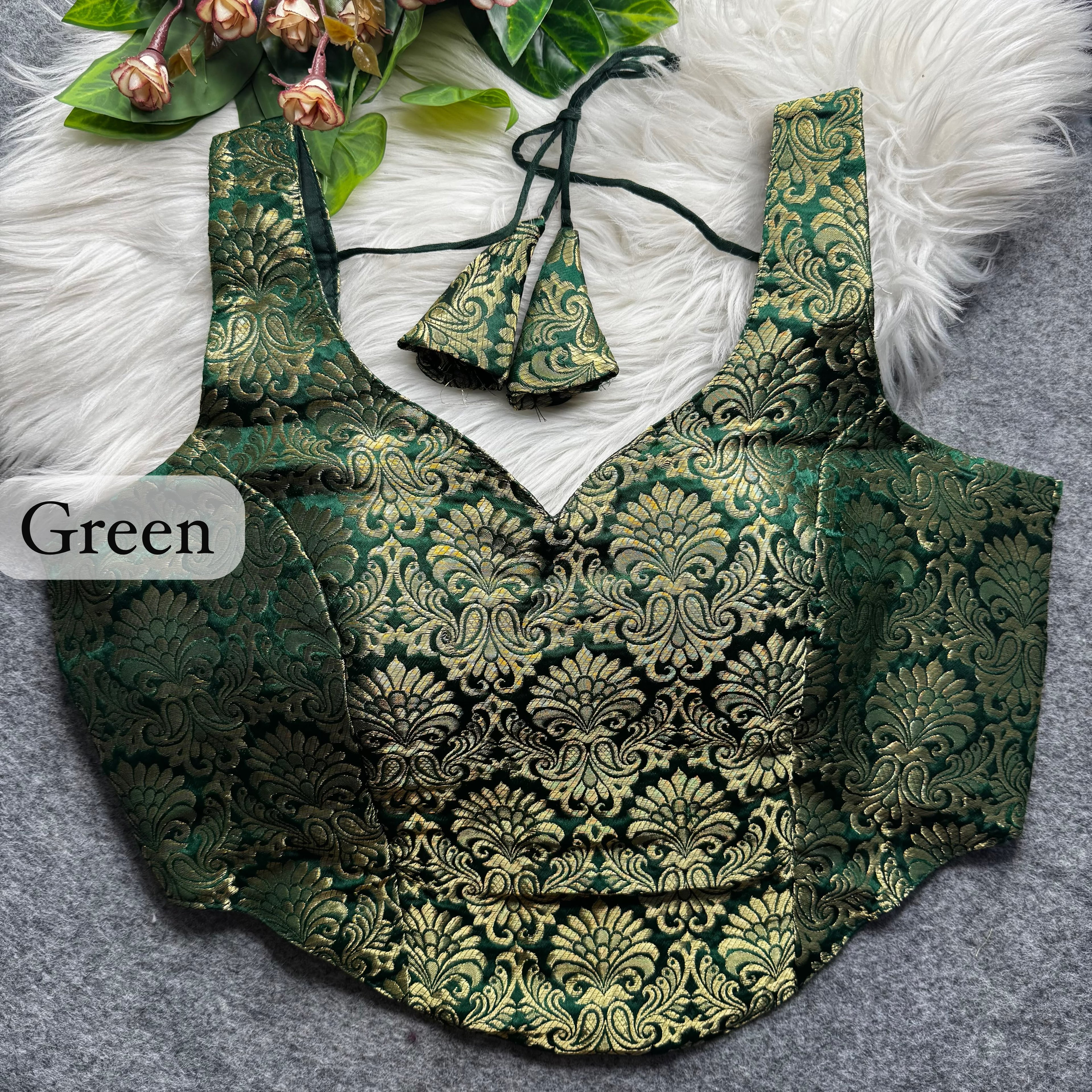 Dolly - Banarasi silk Padded Blouse