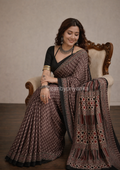 Dilruba  - Pure Modal Ajrakh saree