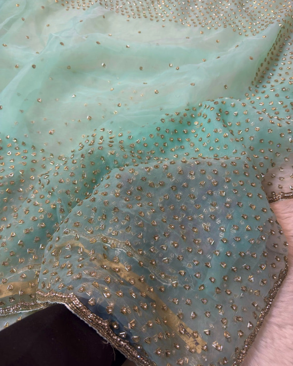 Masoom - Designer Tissue Organza Saree