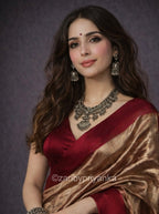Tamra - Pure Gold Tissue Saree