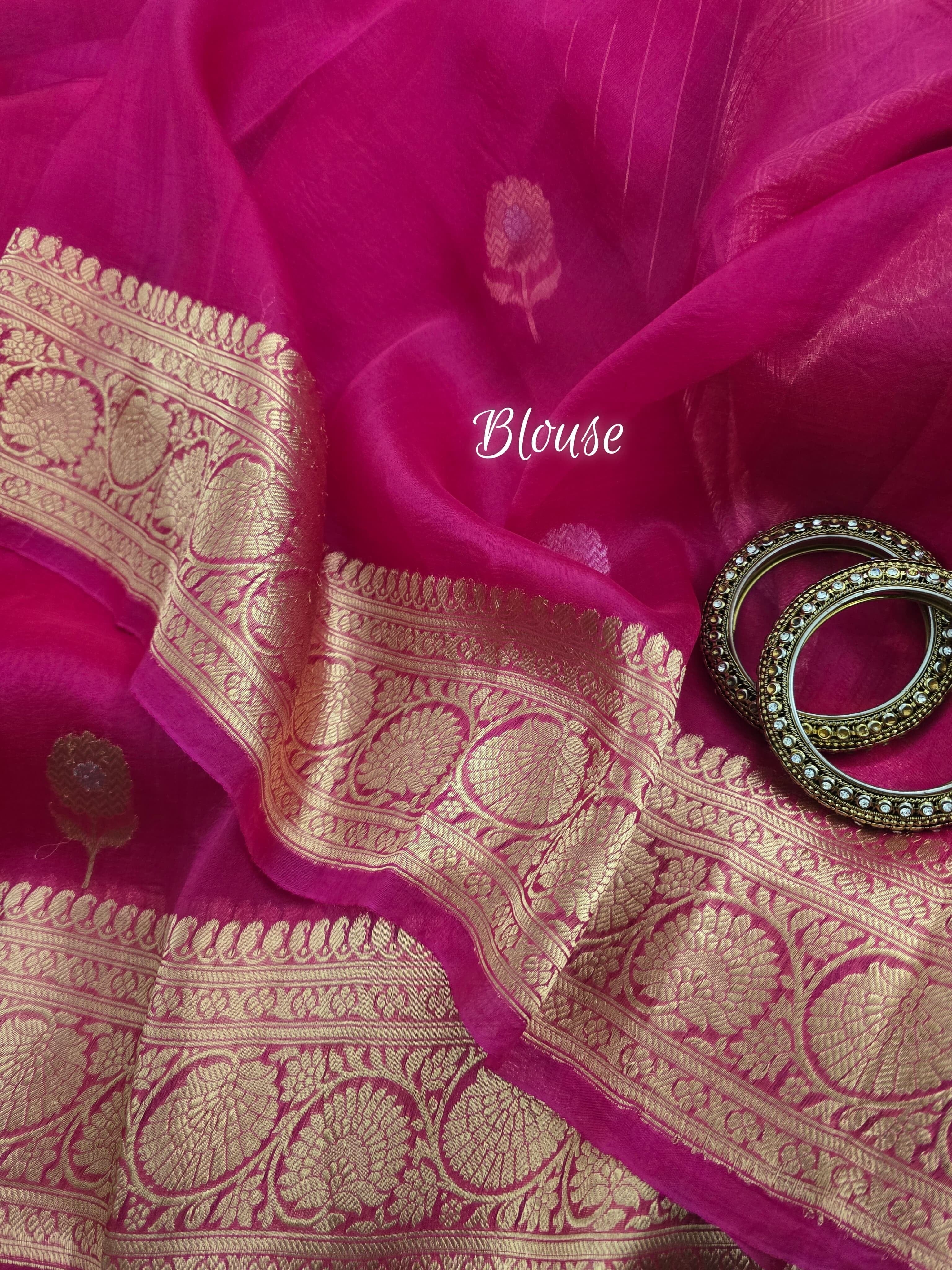Chahat - Handwoven Kaduwa Kora Silk Saree