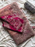 Raga - Tissue Silk Saree with Scallop sequins handwork