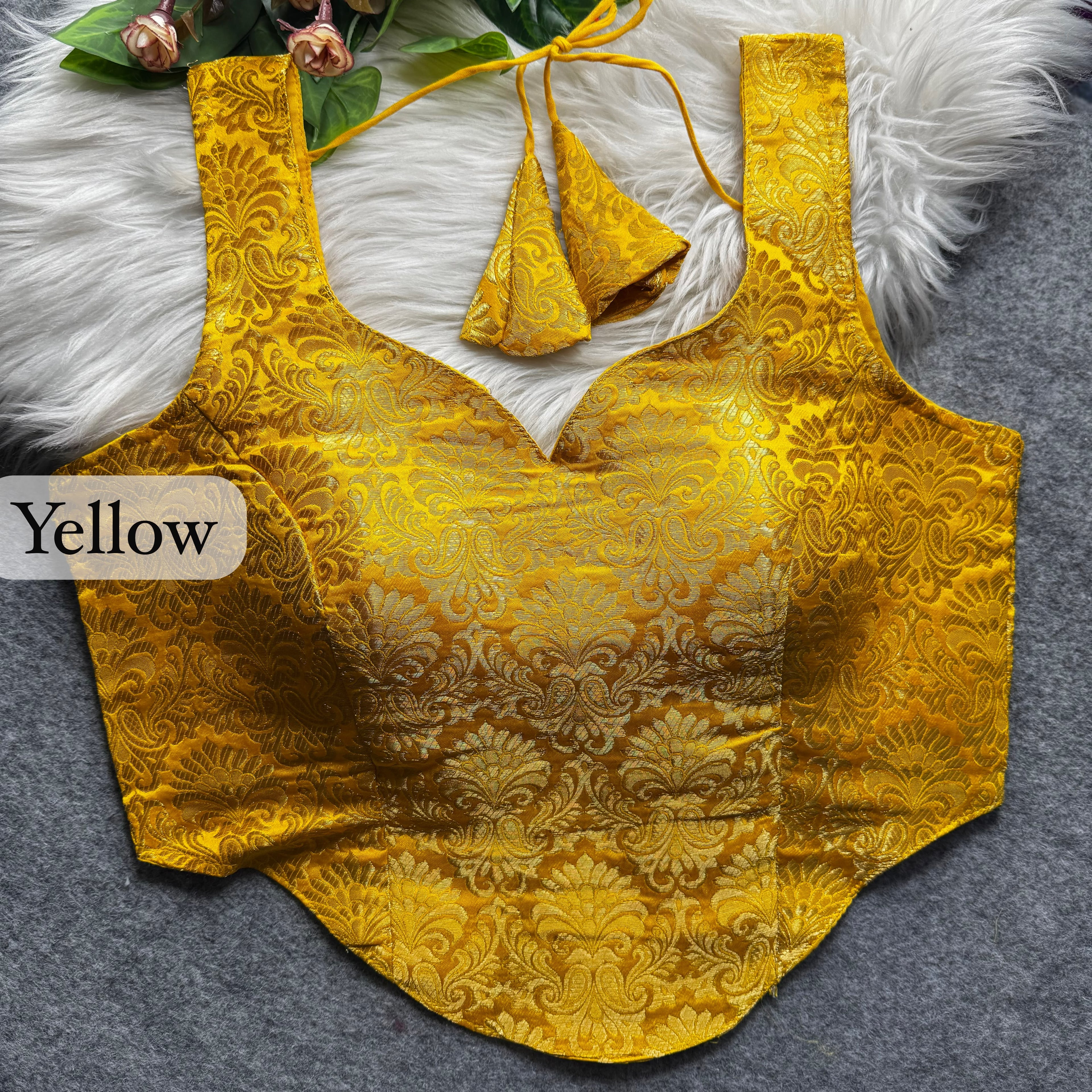 Dolly - Banarasi silk Padded Blouse