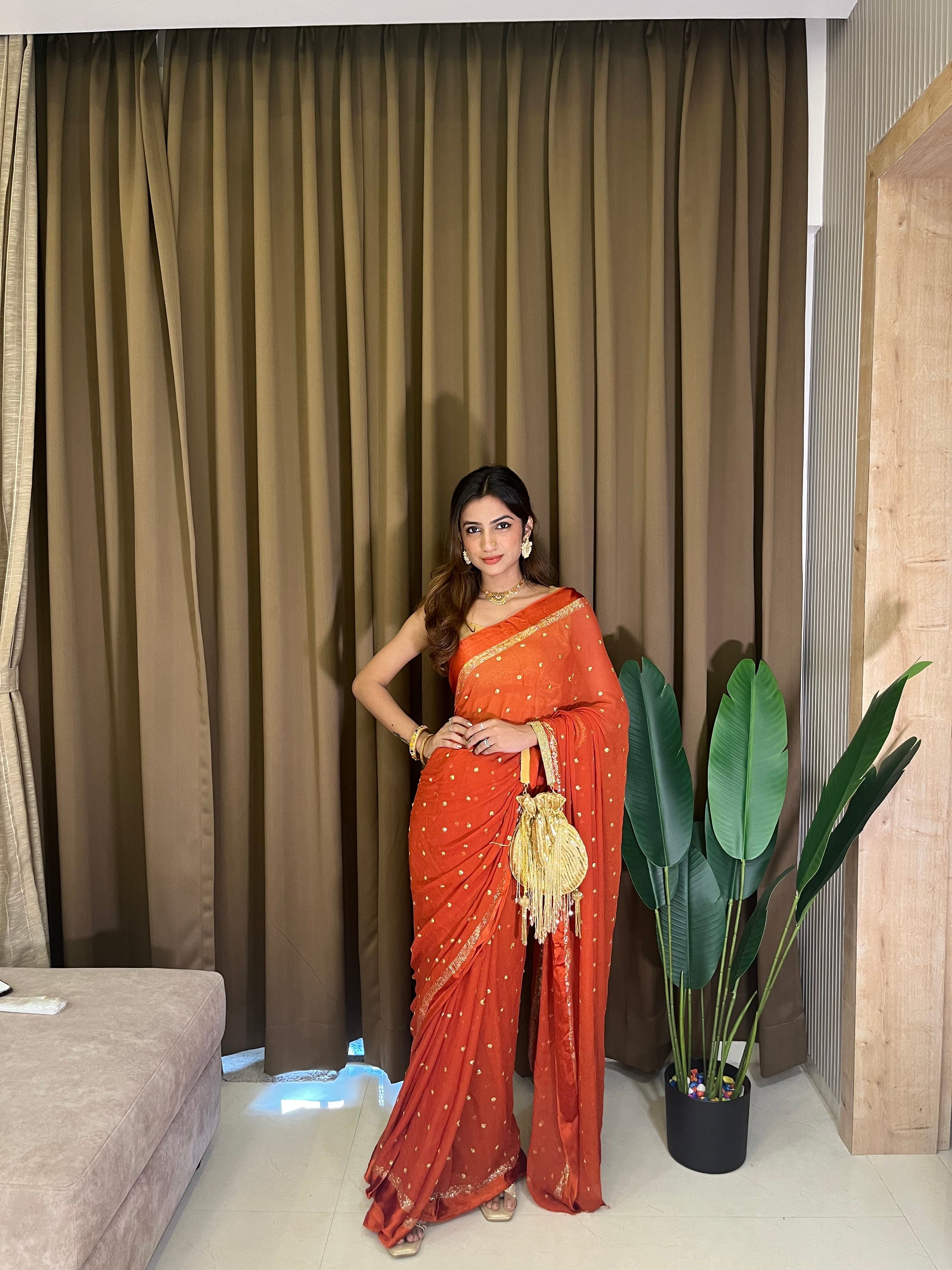 Samiksha - Soft Georgette saree