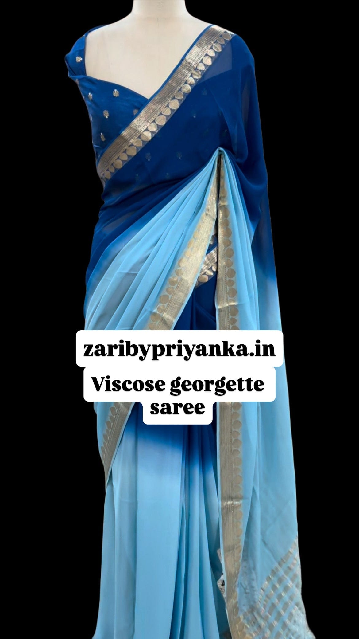 Ridhi - Soft Viscose Georgette saree