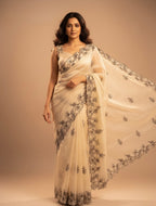 Jasmin - Premium Chanderi Silk Saree