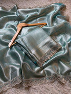 Zavera - Semi Kanchi Tissue Silk Saree