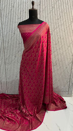 Buma-Pure Khaddi Crepe Chiffon Saree