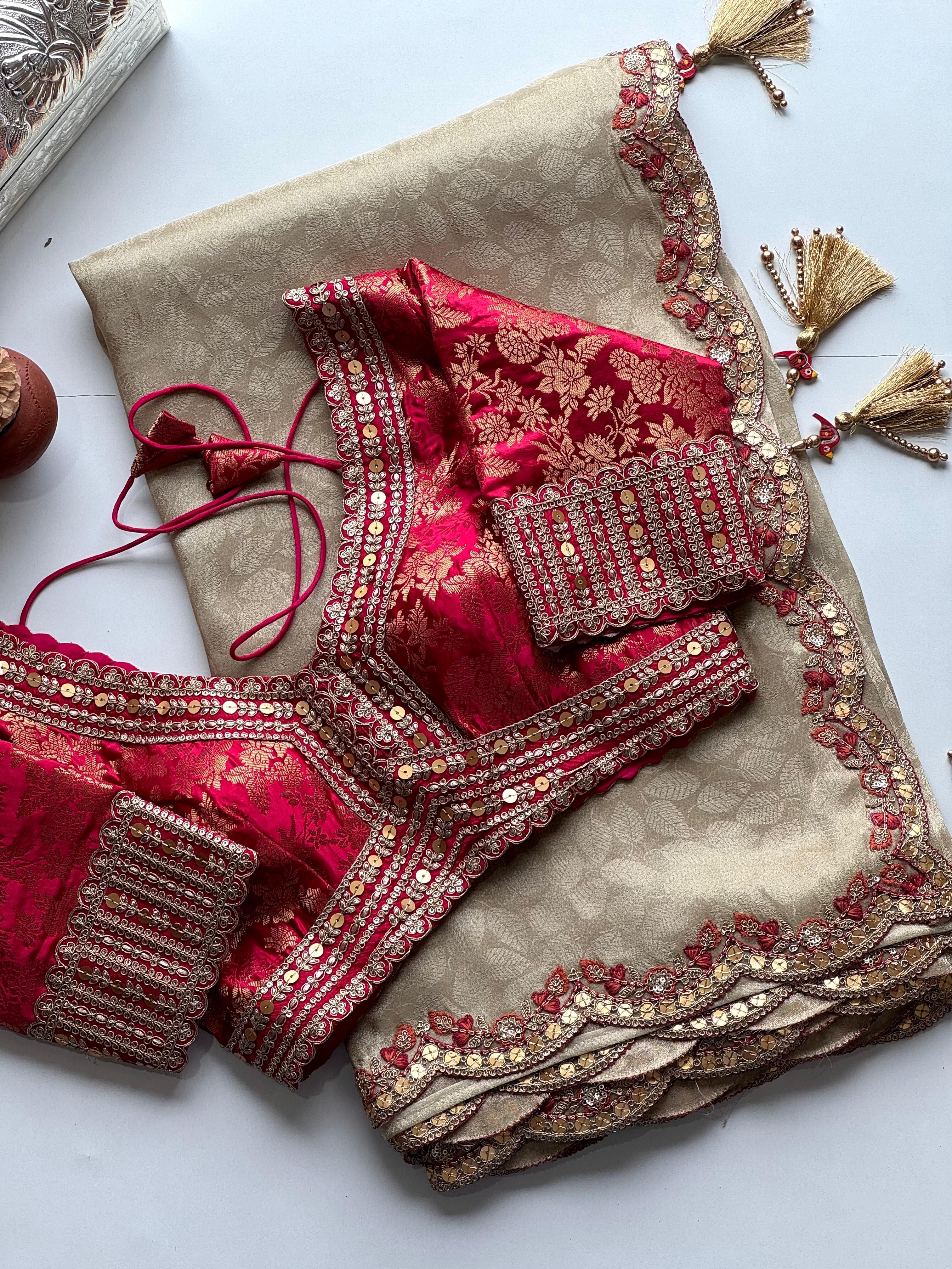 Mirrai - Designer Handwork Saree