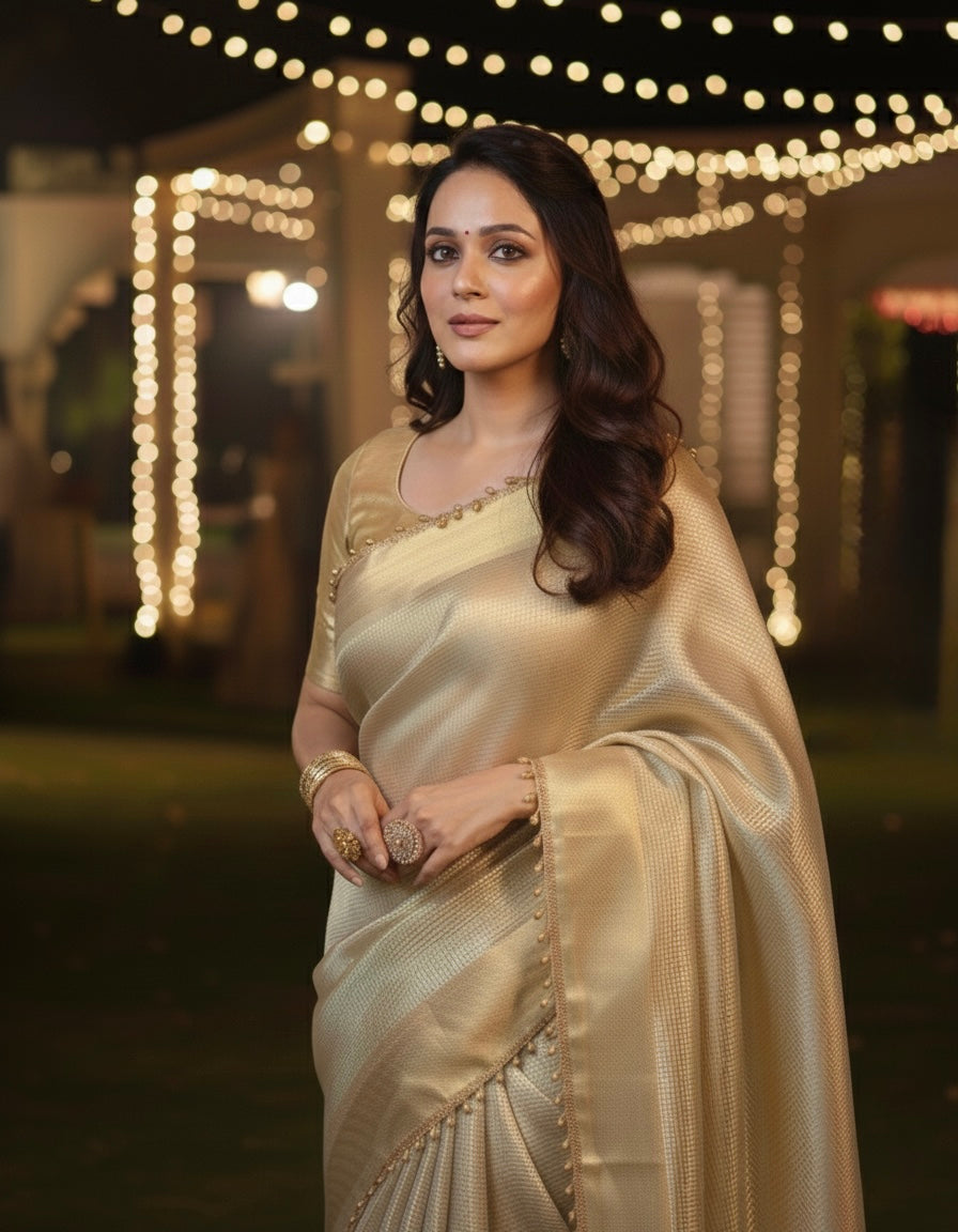 Shakti - Banarasee Tissue Silk Saree