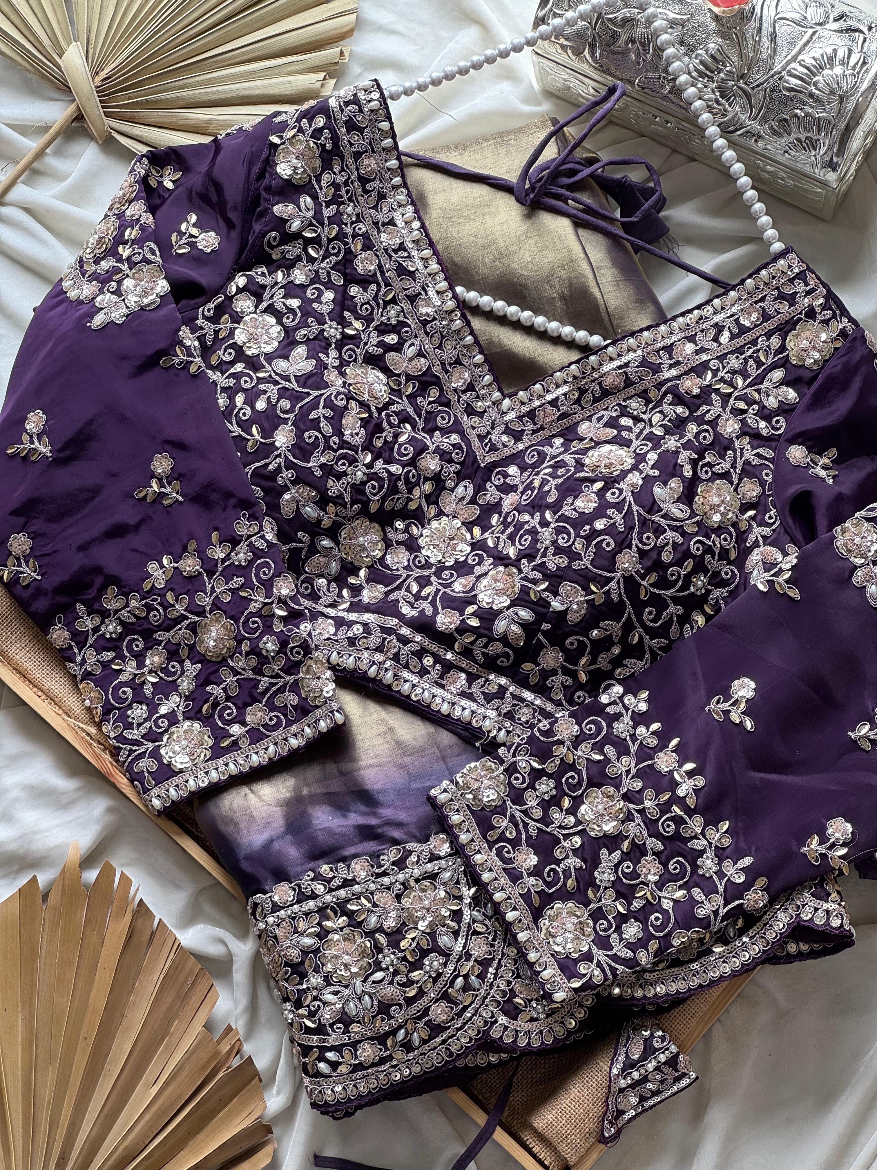 Unaiza - Space Silk Designer Saree