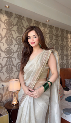 Neha 2 - Tissue Crush Silk Saree