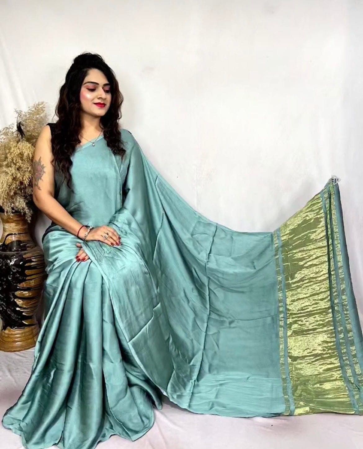 Nila - Pure Modal silk saree