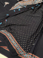 Nilofer - Pure Modal Ajrakh saree