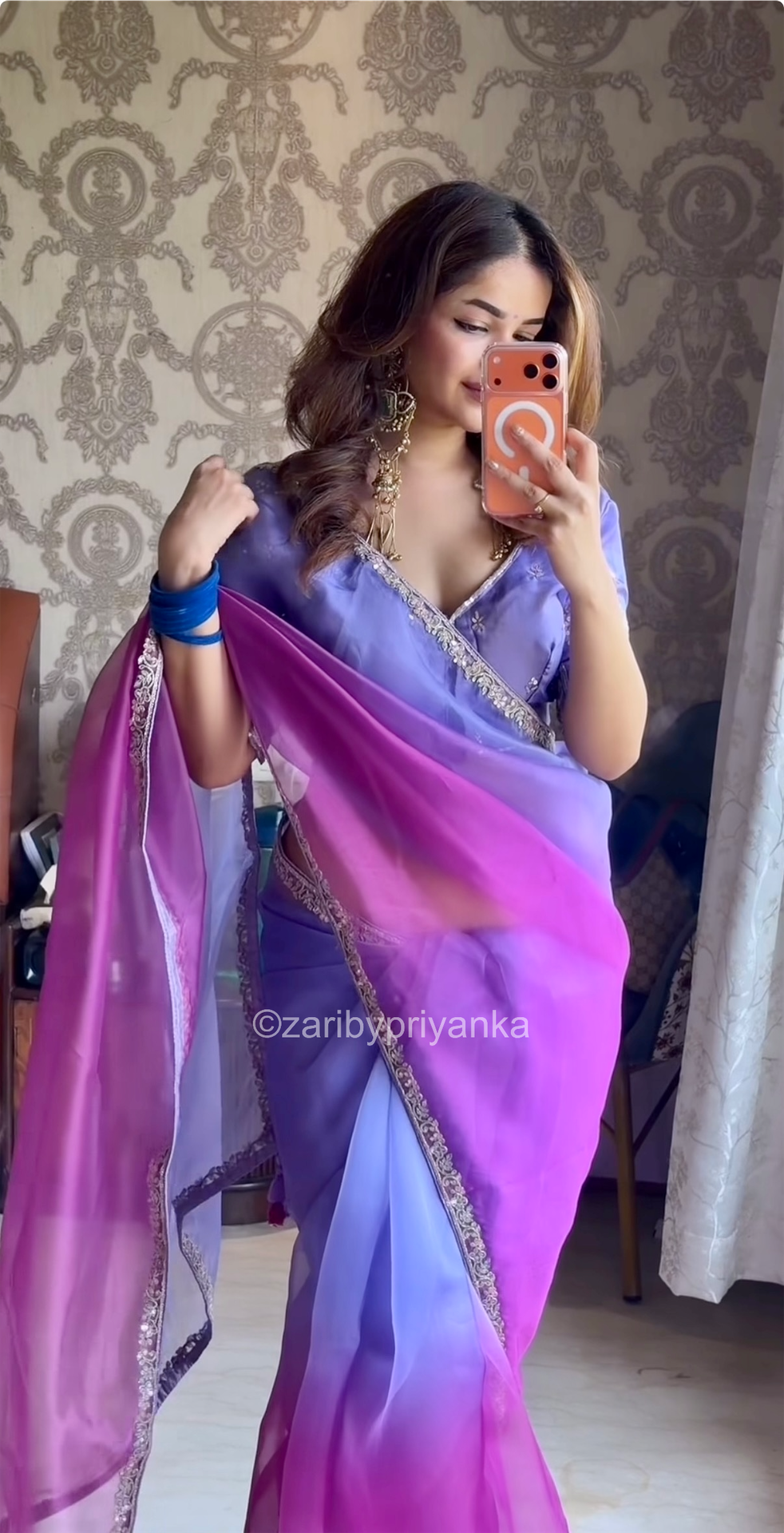 Neha 5- Organza Designer Saree