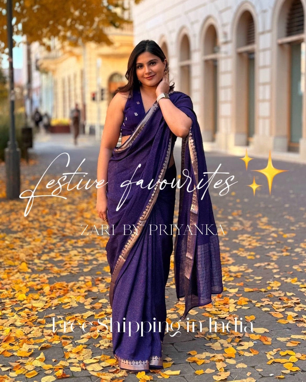 Sara - Viscose Chinon Saree