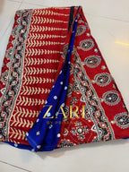Chanchal | Handcrafted Ajrakh Bandhej Couture Saree [Dispatch from September 15th]