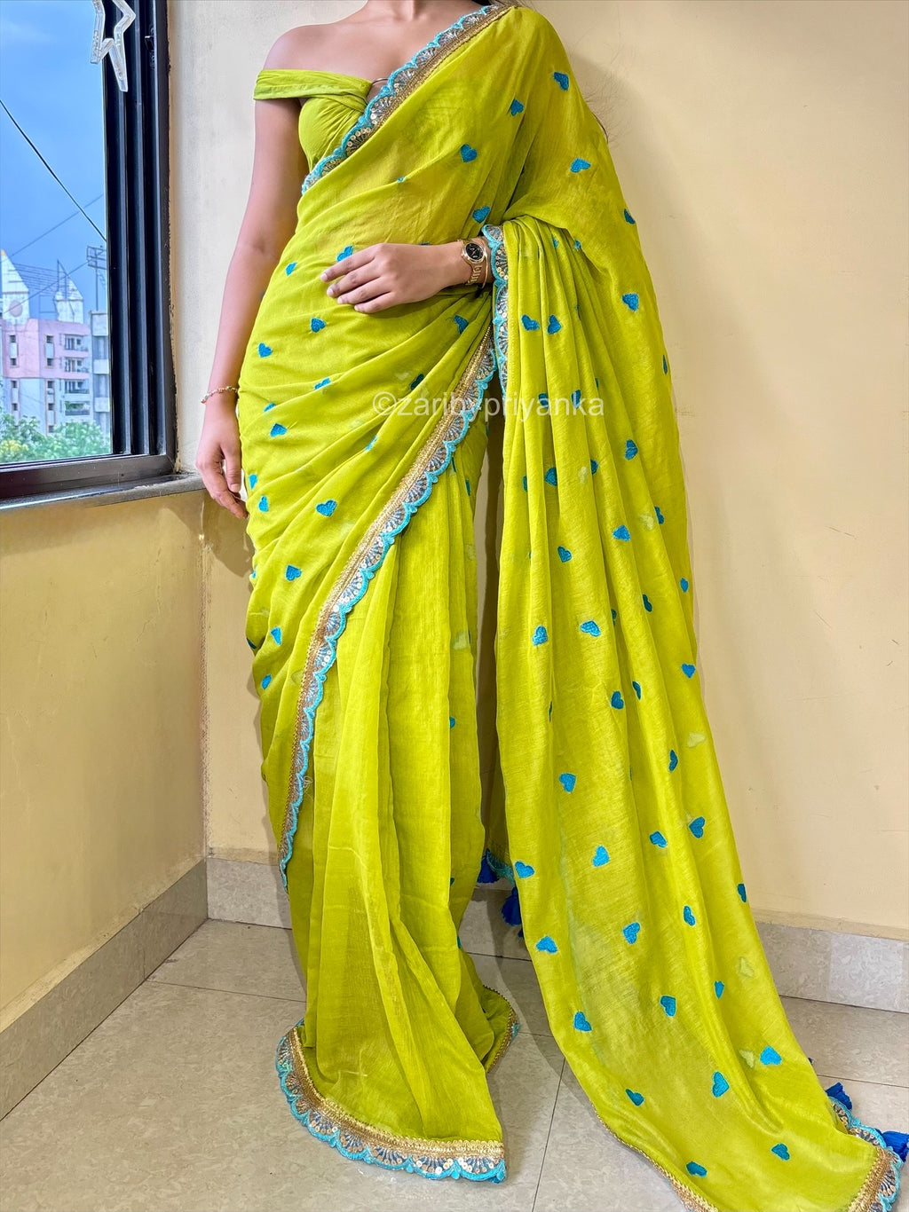 Mouni - Mul mul Cotton Saree