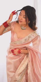 Kamini - Premium Banarasee Tissue Silk Saree