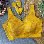 Malana - Satin Silk Padded Blouse 