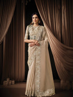 Maika - Soft Tissue Crepe Silk Saree