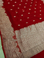 Tejaswi - Pure Khaddi Chiffon Saree
