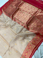 Gita - Banarasi Pure Tissue Silk Kadwa Saree