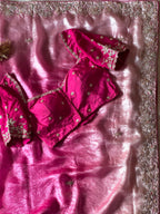 Adhara - Crush Crepe Designer Saree