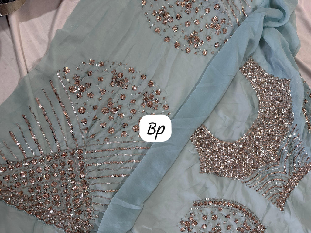 Madur - Designer Georgette Saree