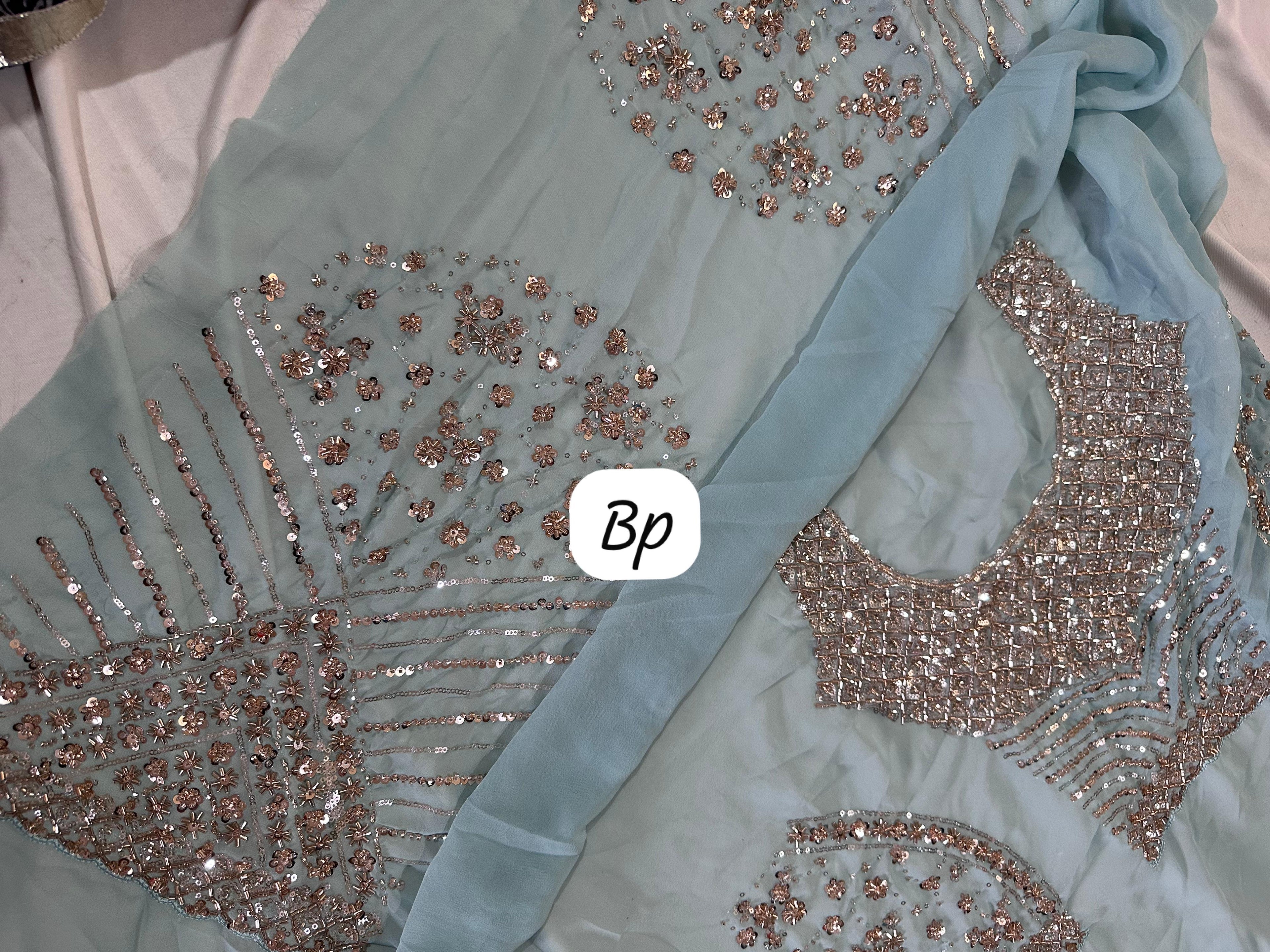 Madur - Designer Georgette Saree