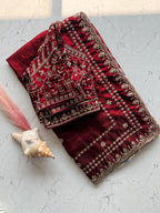 Jinal - Designer Crepe Silk Saree