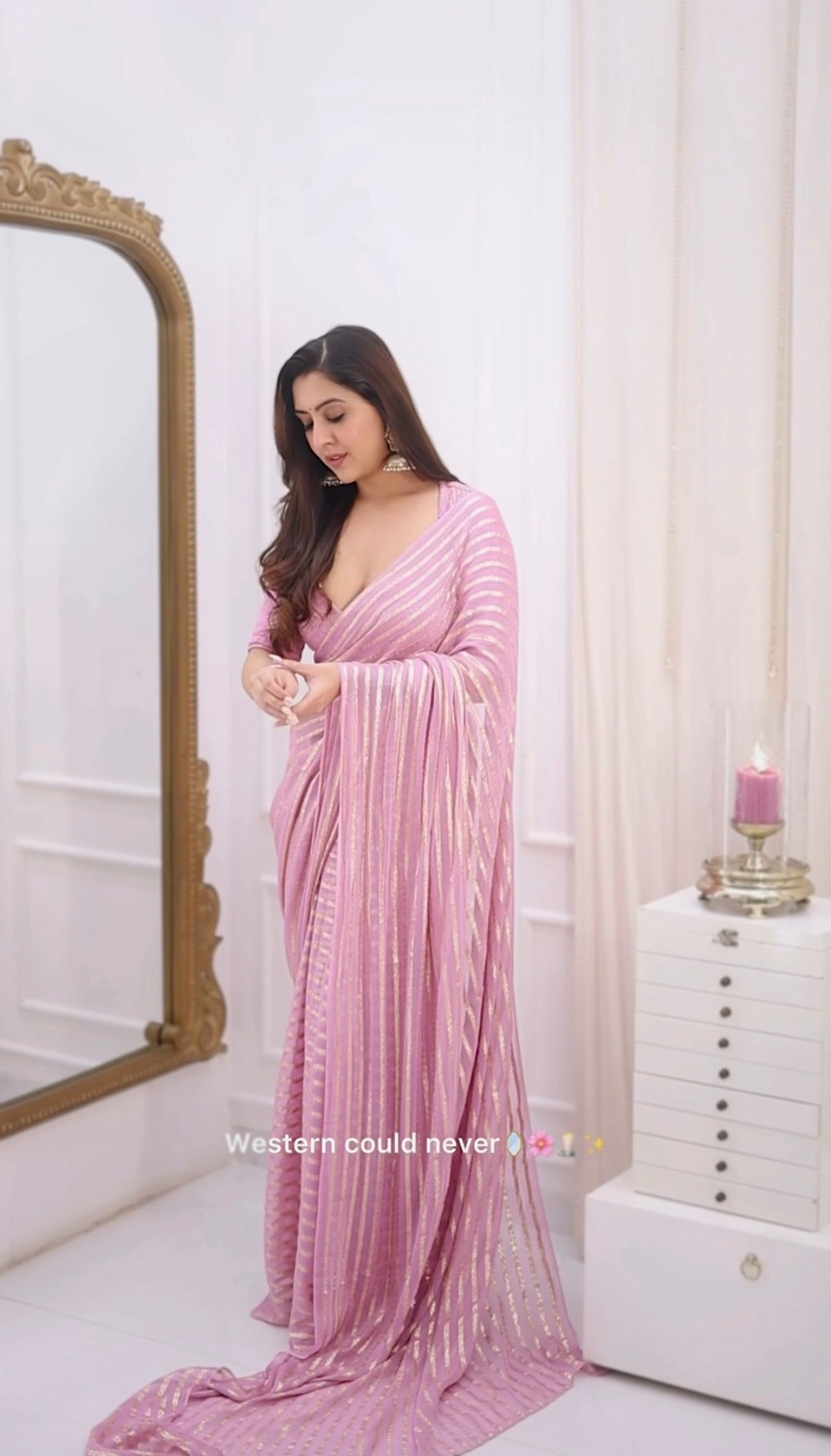 Farheen - Designer Georgette Saree