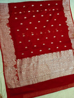 Tejaswi - Pure Khaddi Chiffon Saree