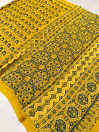 Yasmin - Pure Modal Ajrakh saree