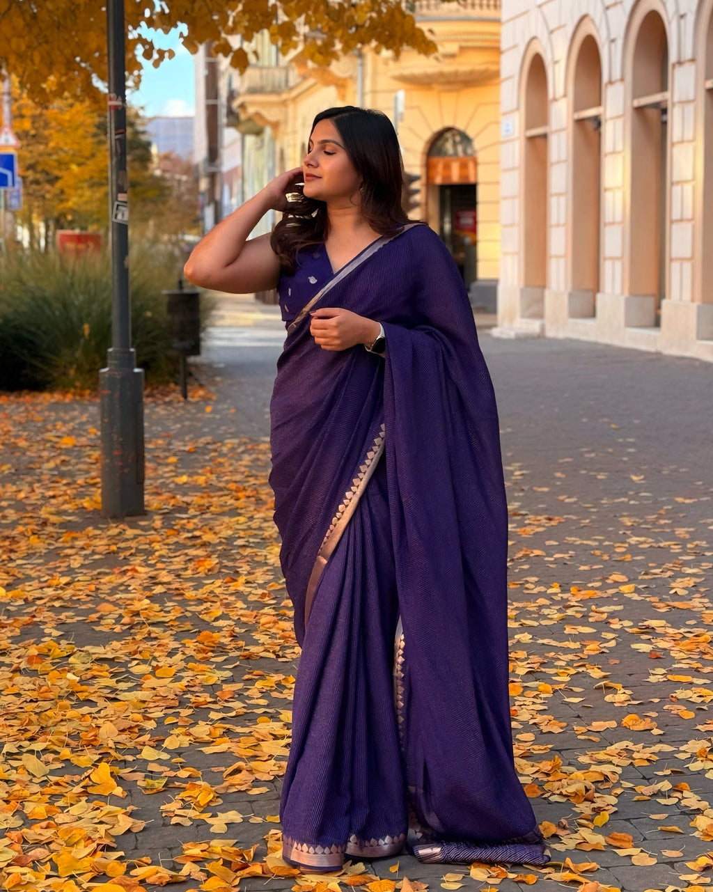 Sara - Viscose Chinon Saree